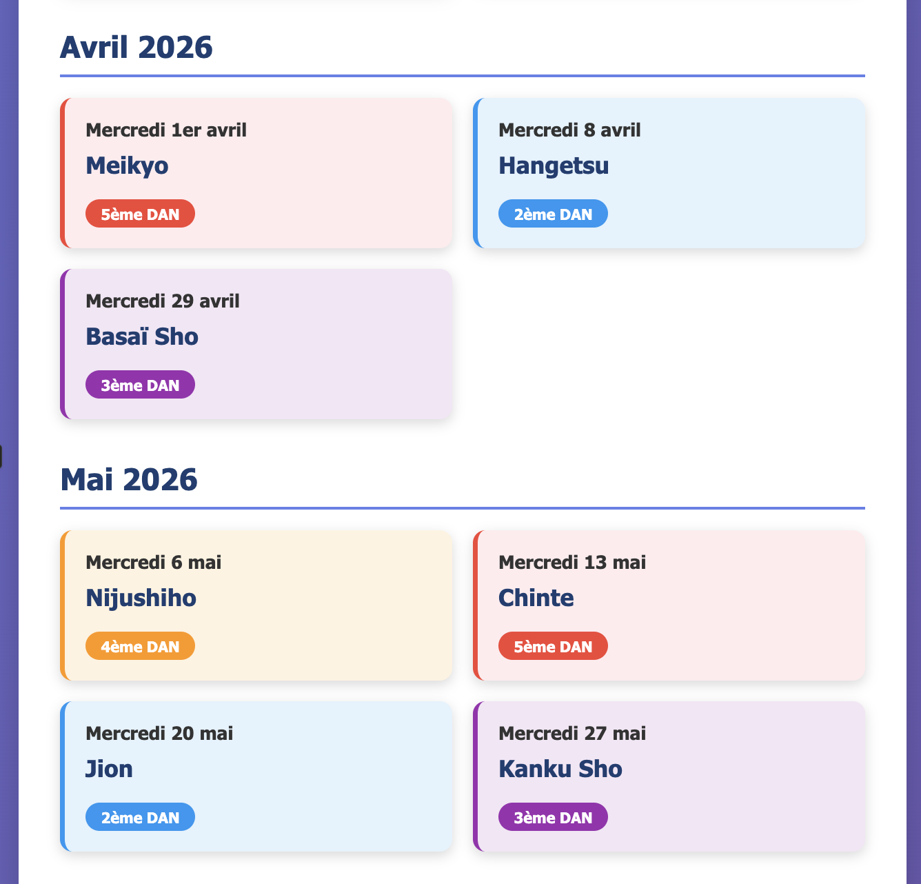 Club Karate Paris Cours Kata Paris